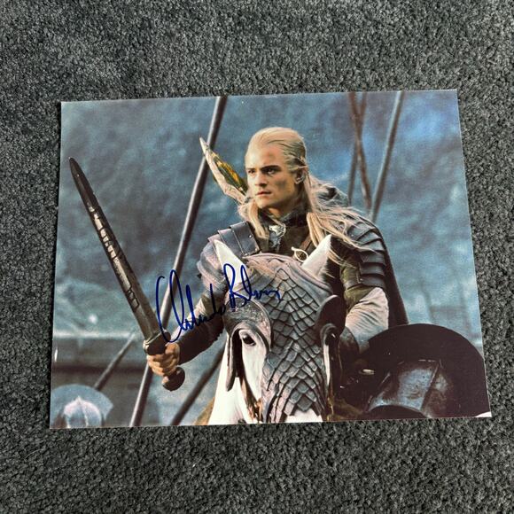 Orlando Bloom as Legolas Lord Of The Rings Signed Picture - COA - Framed 8x10 - Picture 6 of 6